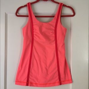 Lululemon size 6 Bright Coral Tank